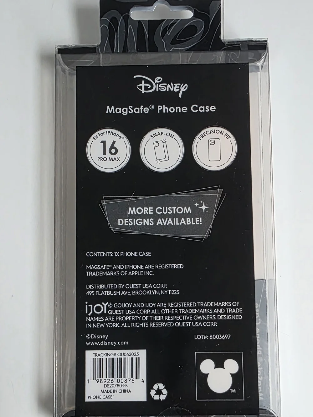 Disney Orange iPhone 16 Pro Max Case - Stitch Witch Design